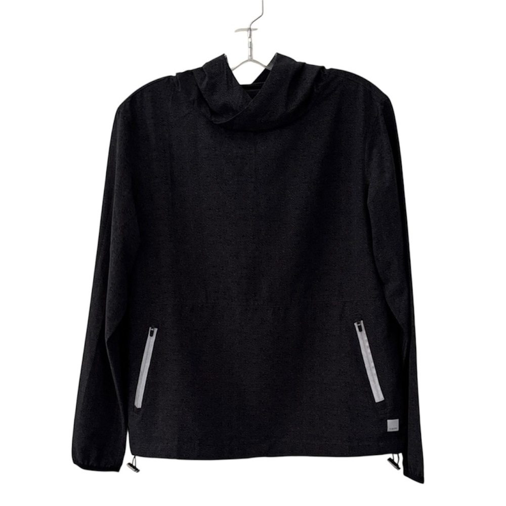 Vuori Black & Gray Pattern Pullover Windbreaker H… - image 1